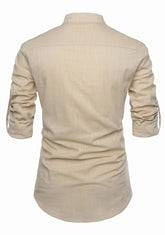 Mens Casual Slim Fit Full Sleeve Kurta